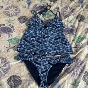 NWOT Lucky Brand Size Large Tankini